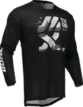 Load image into Gallery viewer, Thor LAUNCHMODE Brave Jersey - Black/Gray - 2XL - Back View