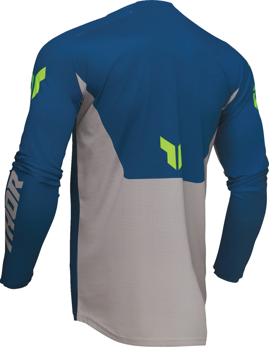 Thor LAUNCHMODE Forge Jersey - Blue - XL - Side View
