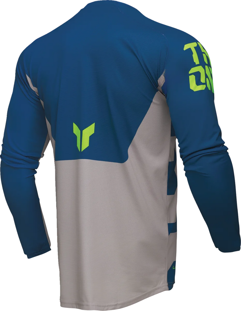 Thor LAUNCHMODE Forge Jersey - Blue - XL - Back View