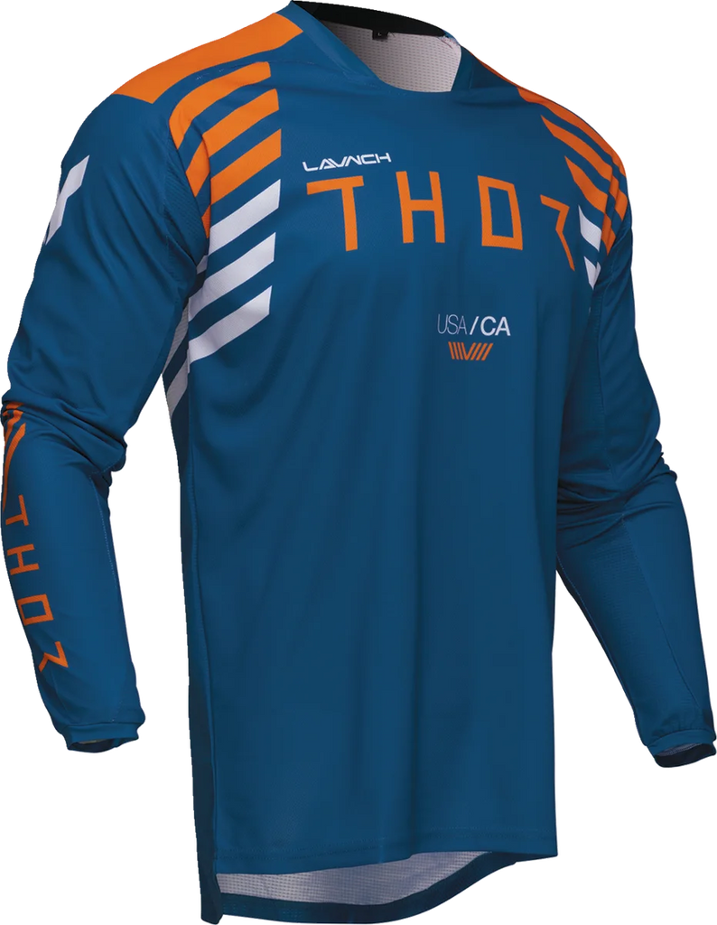 Thor LAUNCHMODE Zone Jersey - Blue - Large - Side View