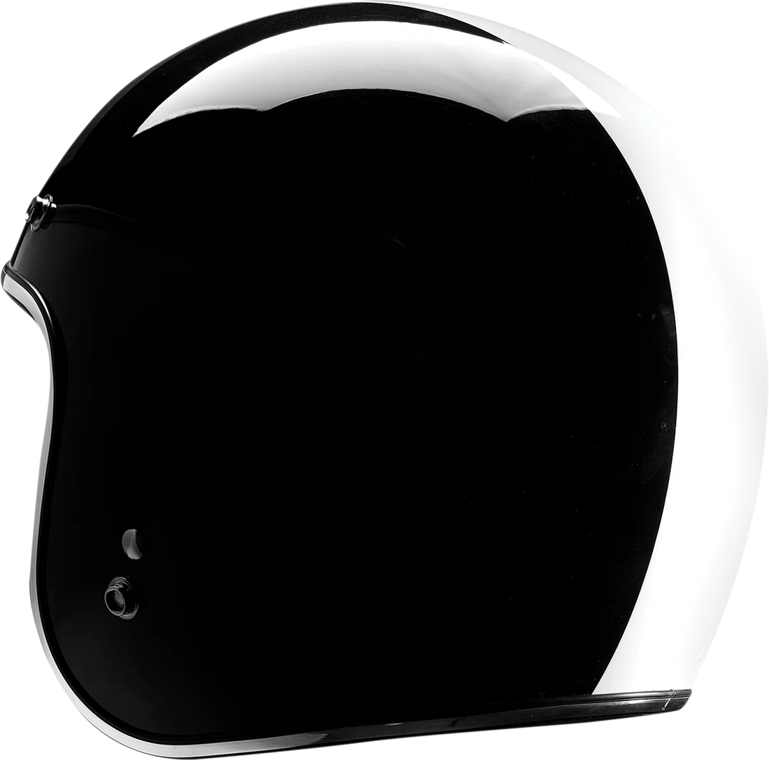 Thor Mccoy Helmet - Black/White - XL - Side View