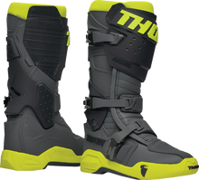 Load image into Gallery viewer, Thor Radial Boots - Gray/Fluorescent Yellow - Size 15 - Main Product View