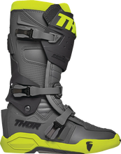 Load image into Gallery viewer, Thor Radial Boots - Gray/Fluorescent Yellow - Size 15 - Side View