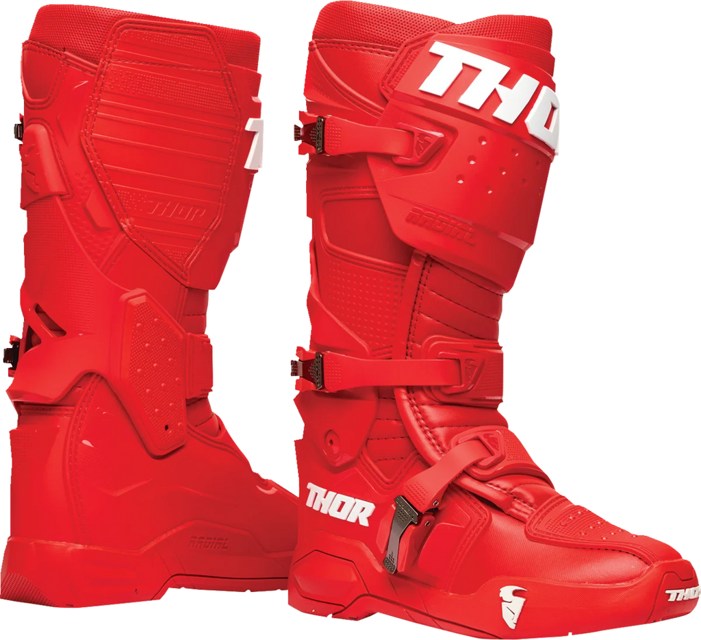 Thor Radial Boots - Red - Size 15 - Main Product View