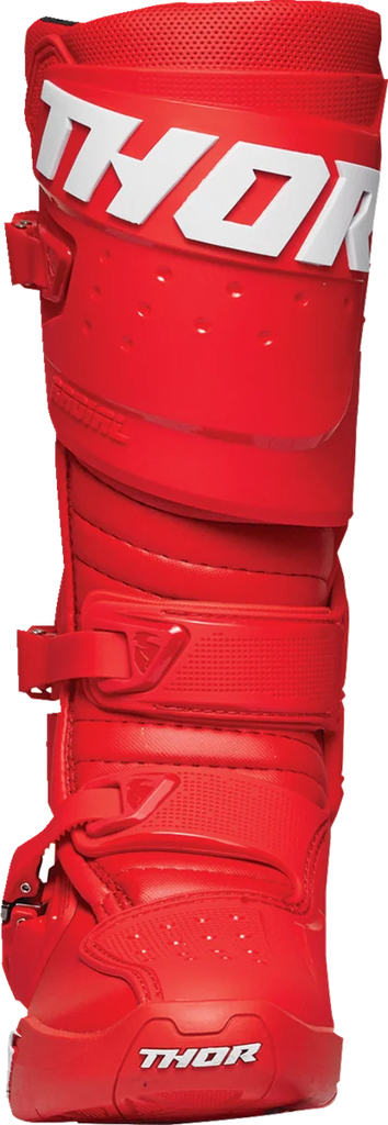 Thor Radial Boots - Red - Size 15 - Side View