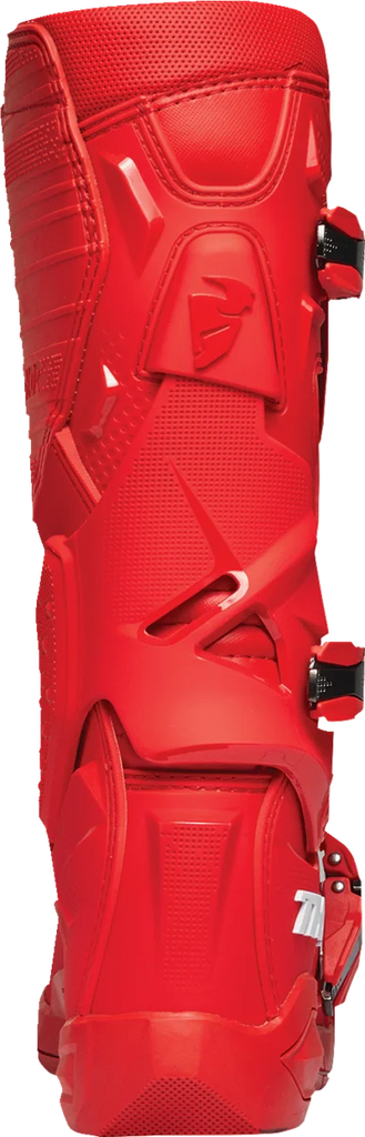 Thor Radial Boots - Red - Size 15 - Back View