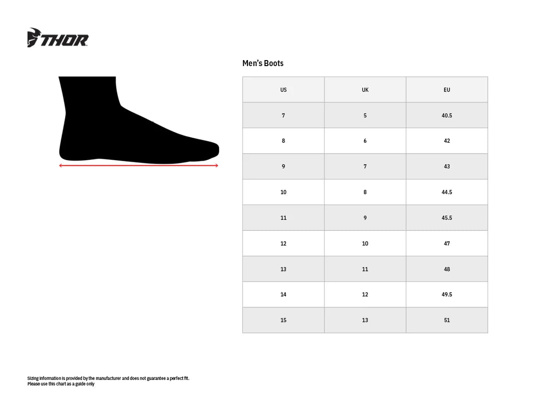 Thor Radial Boots - Red - Size 15 - Additional View 9