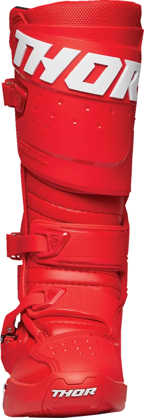 Thor Radial Boots - Red - Size 15 - Side View