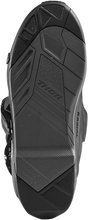 Load image into Gallery viewer, Thor Radial Boots Replacement Outsoles - Black/Gray - Size 14-15 - Side View