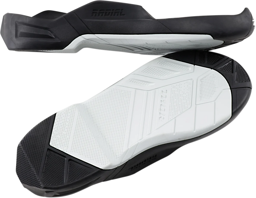 Thor Radial Boots Replacement Outsoles - Black/White - Size 9 - Main Product View