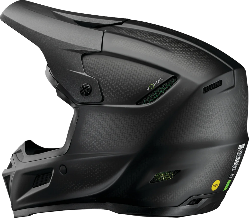 Thor Reflex Sport Helmet - Carbon Stealth - MIPS® - Black - Large - Side View