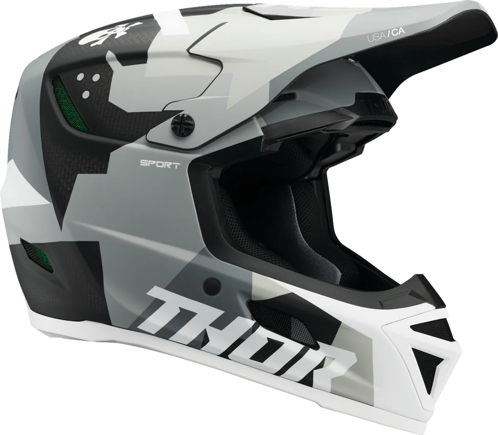 Thor Reflex Sport Helmet - MIPS® - Carbon Brave - Gray/White - XL - Main Product View