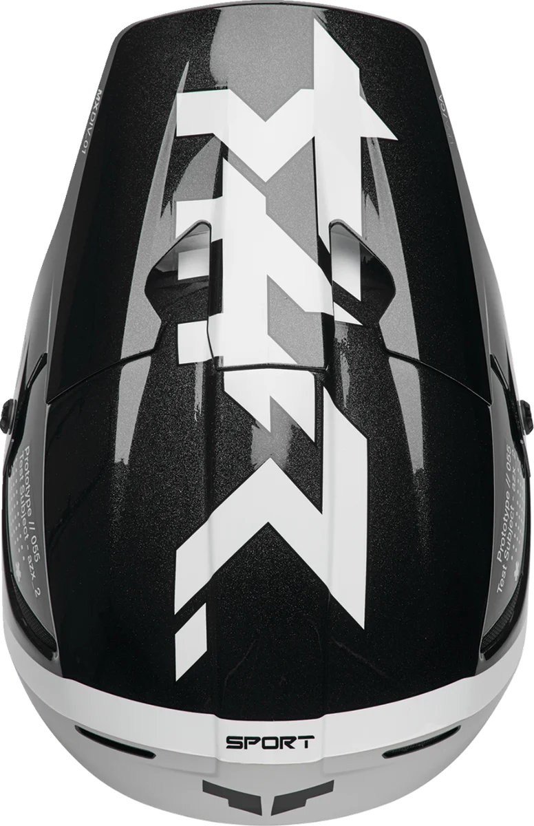 Thor Reflex Sport Helmet - Riot - MIPS® - Black/White - Large - Installation View