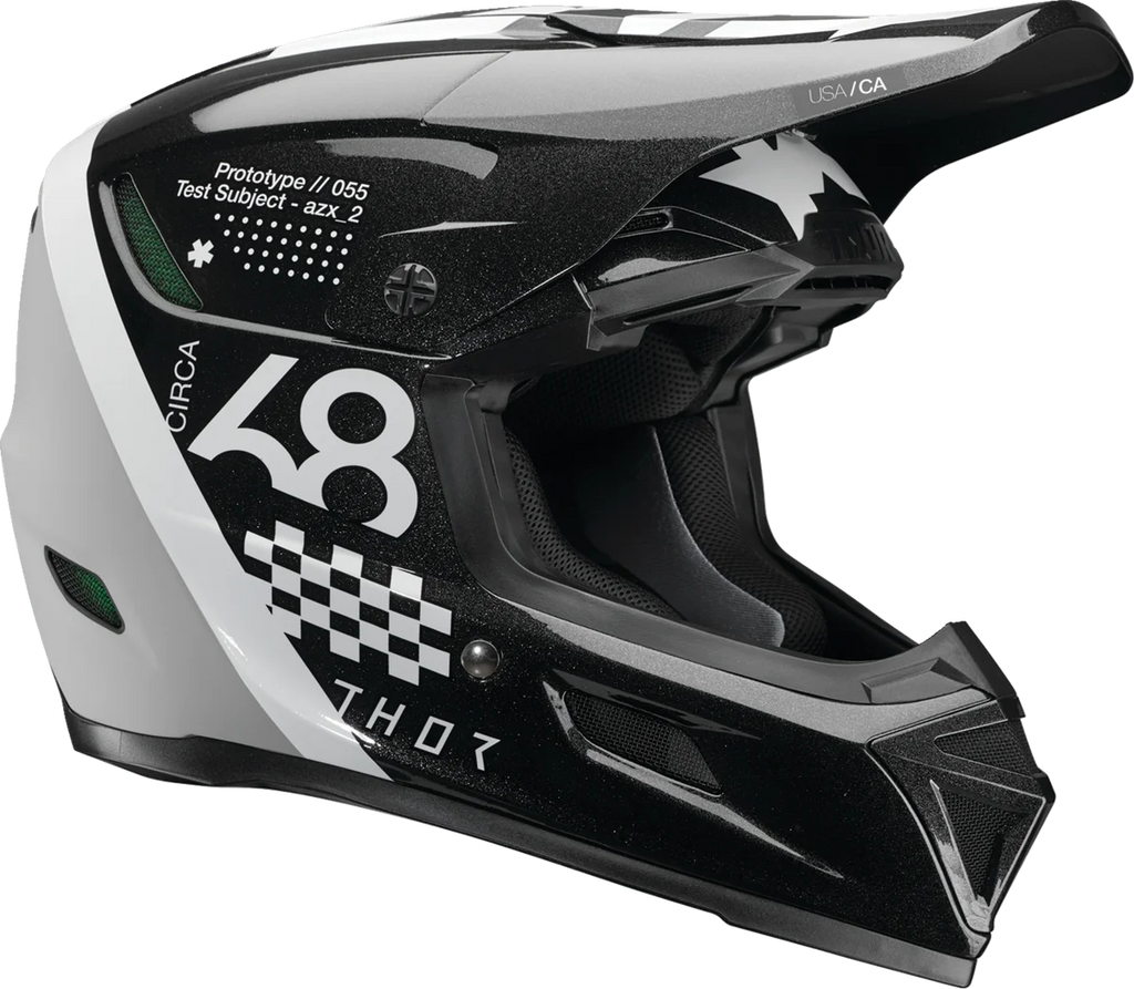 Thor Reflex Sport Helmet - Riot - MIPS® - Black/White - Medium - Main Product View