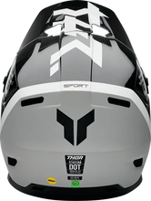 Load image into Gallery viewer, Thor Reflex Sport Helmet - Riot - MIPS® - Black/White - Small - Back View