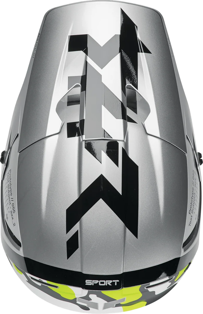 Thor Reflex Sport Helmet - Riot - MIPS® - Gray/Acid - XL - Installation View