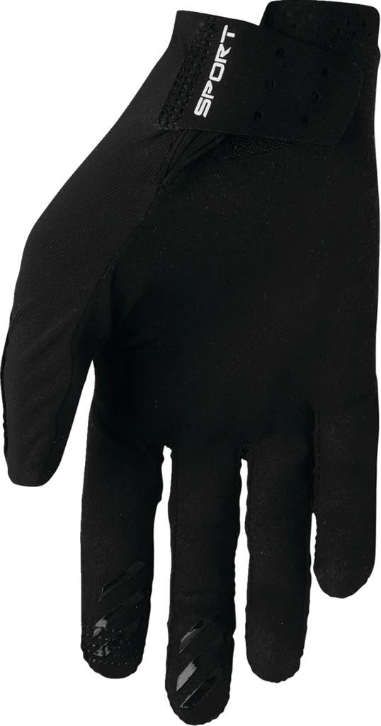 Thor SPORTMODE Iconic Gloves - Black - Small - Side View