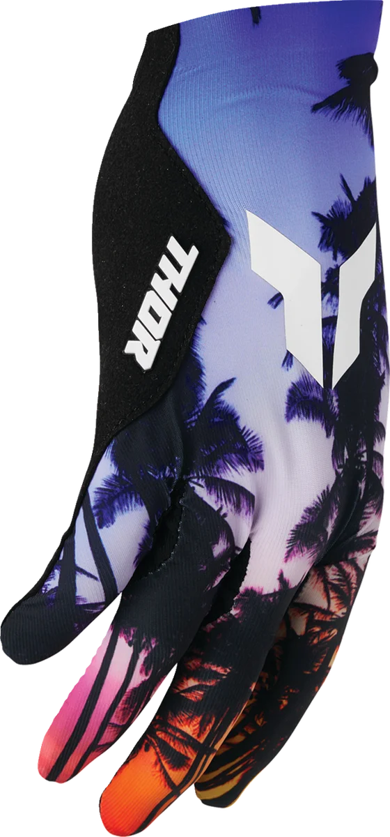 Thor SPORTMODE SD Gloves - Black - Medium - Back View