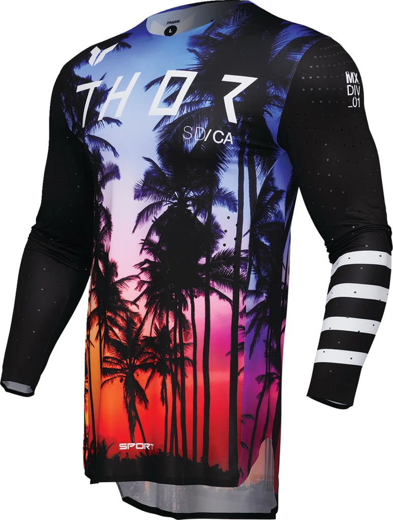 Thor SPORTMODE SD Jersey - Black - Large - Main Product View