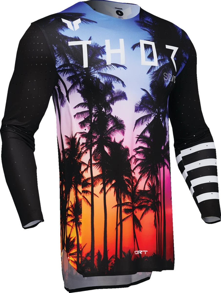 Thor SPORTMODE SD Jersey - Black - Large - Side View