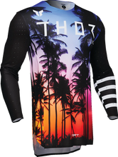 Load image into Gallery viewer, Thor SPORTMODE SD Jersey - Black - Large - Side View