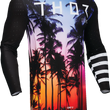 Load image into Gallery viewer, Thor SPORTMODE SD Jersey - Black - Medium - Side View