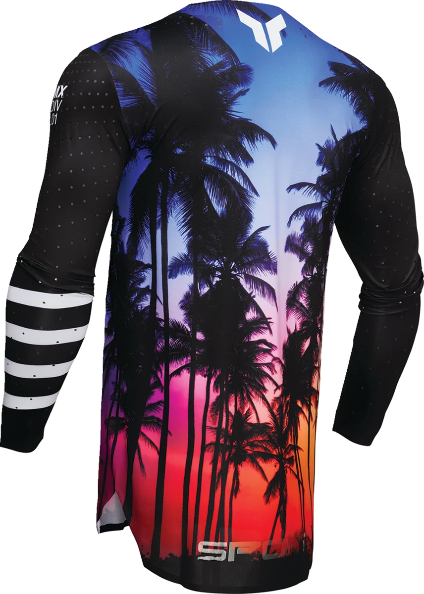 Thor SPORTMODE SD Jersey - Black - Medium - Back View
