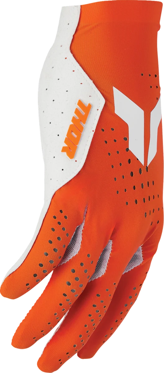 Thor SPORTMODE Vented Gloves - Orange - Medium - Side View