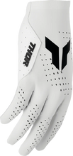 Load image into Gallery viewer, Thor SPORTMODE Vented Gloves - White - Large - Back View