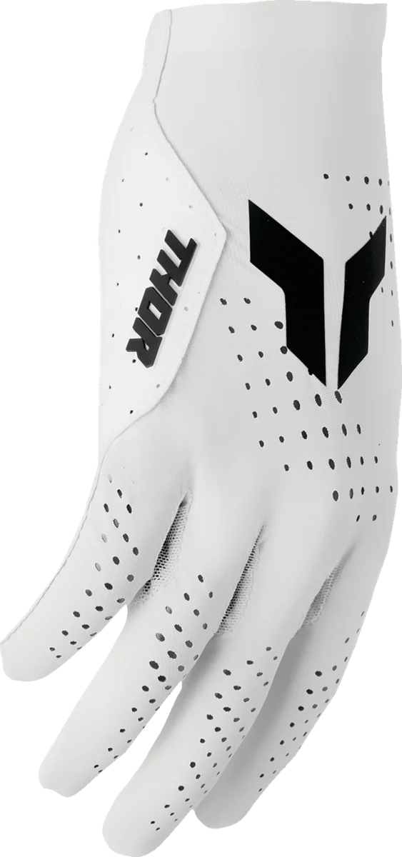 Thor SPORTMODE Vented Gloves - White - Medium - Back View