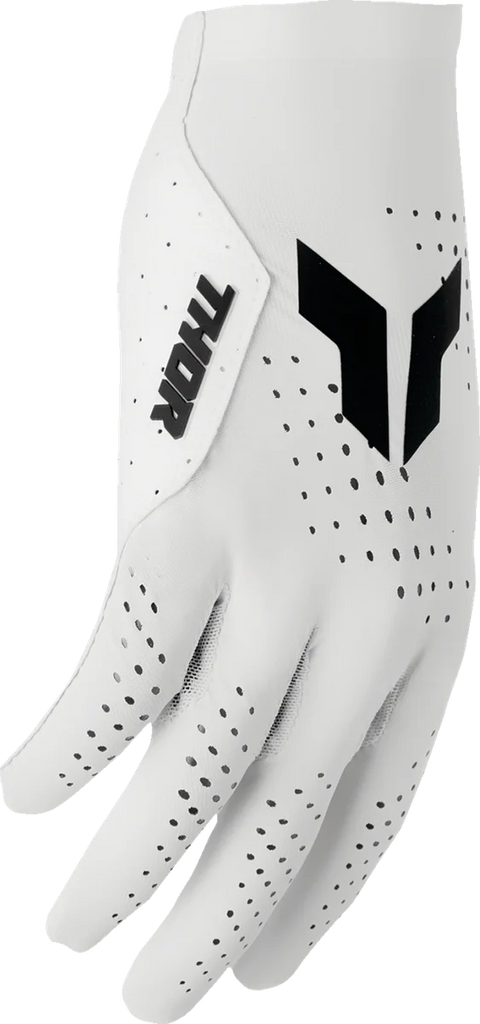 Thor SPORTMODE Vented Gloves - White - XL - Back View