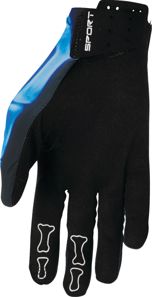 Thor SPORTMODE X-Ray Gloves - Black - Large - Side View