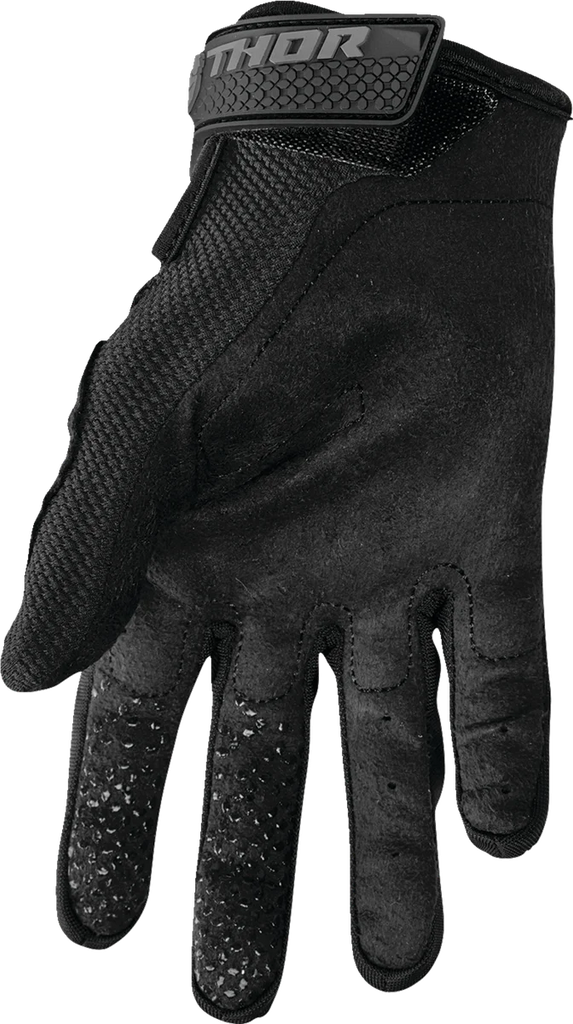 Thor Sector Gloves - Black/Gray - Small - Side View