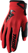 Load image into Gallery viewer, Thor Sector Gloves - Red/Black - XL - Main Product View