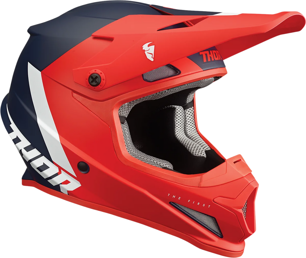 Thor Sector Helmet - Chev - Red/Navy - XS - Main Product View