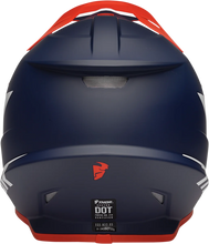 Load image into Gallery viewer, Thor Sector Helmet - Chev - Red/Navy - XS - Installation View