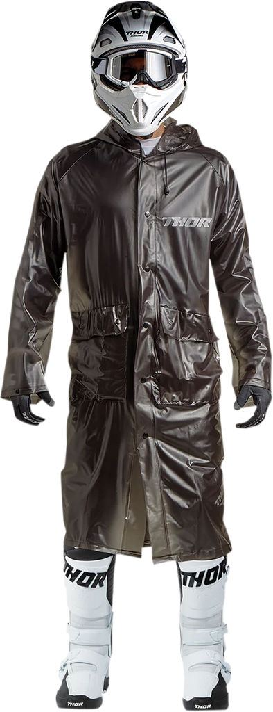 Thor Trench Rain Jacket - Black - One Size - Main Product View