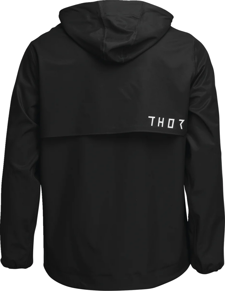 Thor Unit Light Shell Jacket - Black - XL - Back View