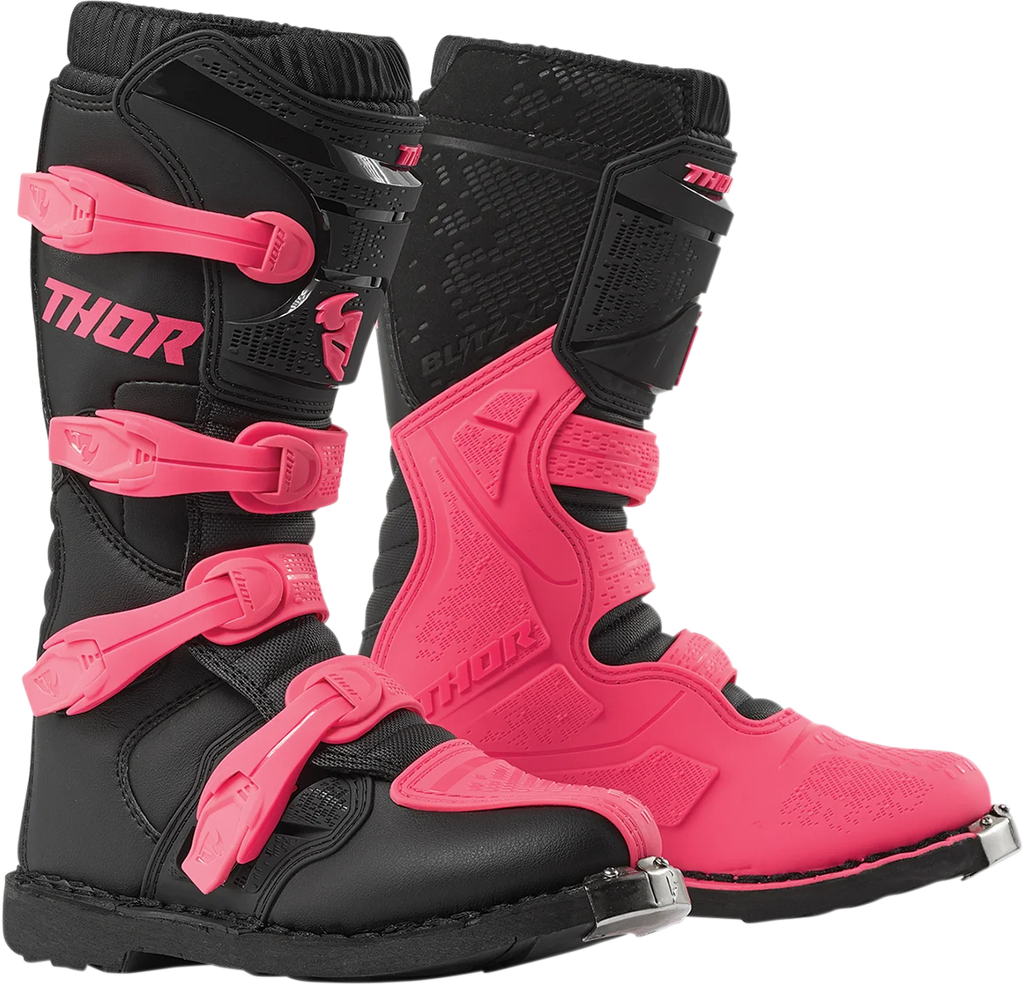 Thor Women's Blitz XP Boots - Black/Pink - Size 6 - Main Product View