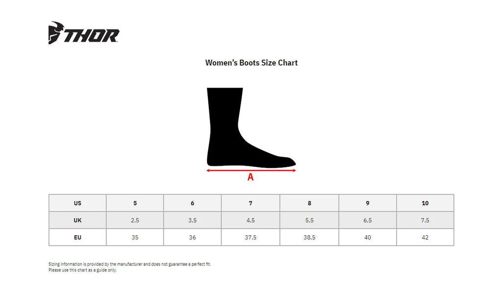 Thor Women's Blitz XP Boots - Black/Pink - Size 6 - Detail View