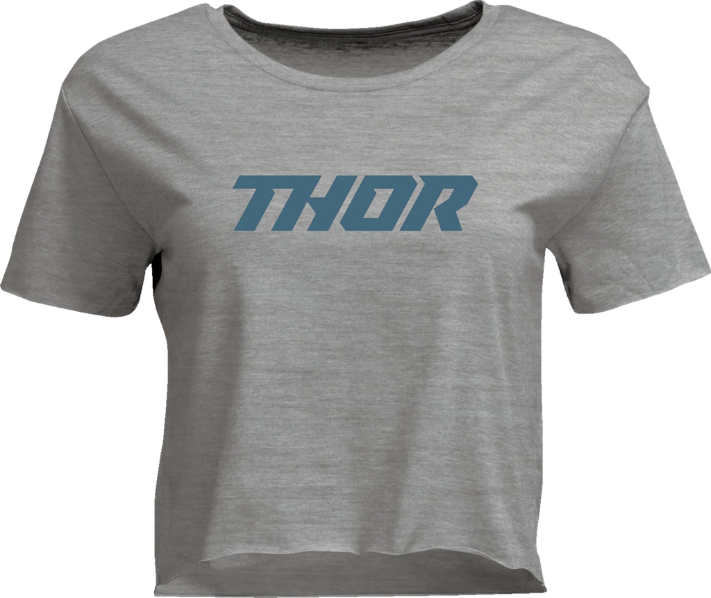 Thor Women's Corp Crop T-Shirt - Mineral - Small - Back View