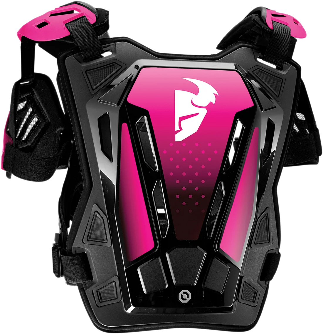 Thor Women's Guardian Deflector - Black/Pink - M/L - Side View