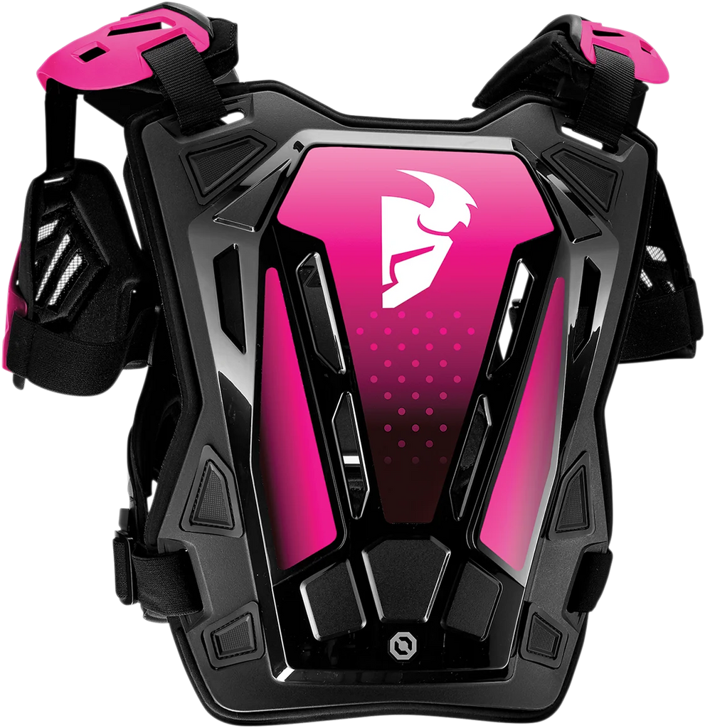 Thor Women's Guardian Deflector - Black/Pink - M/L - Side View