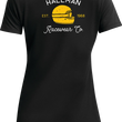 Load image into Gallery viewer, Thor Women's Hallman Garage T-Shirt - Black - Medium - Side View