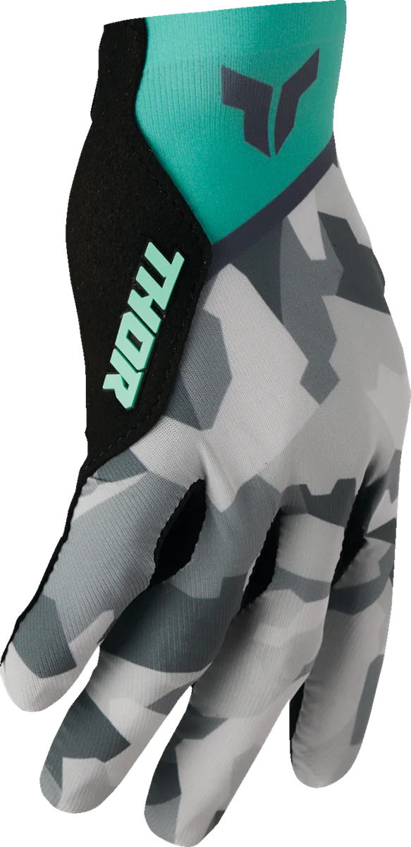 Thor Women's SPORTMODE Shadow Gloves - Teal - Large - Back View