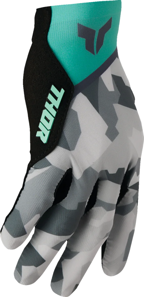 Thor Women's SPORTMODE Shadow Gloves - Teal - Large - Back View
