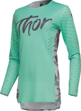 Load image into Gallery viewer, Thor Women's SPORTMODE Shadow Jersey - Teal - XL - Main Product View