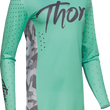 Load image into Gallery viewer, Thor Women's SPORTMODE Shadow Jersey - Teal - XL - Side View