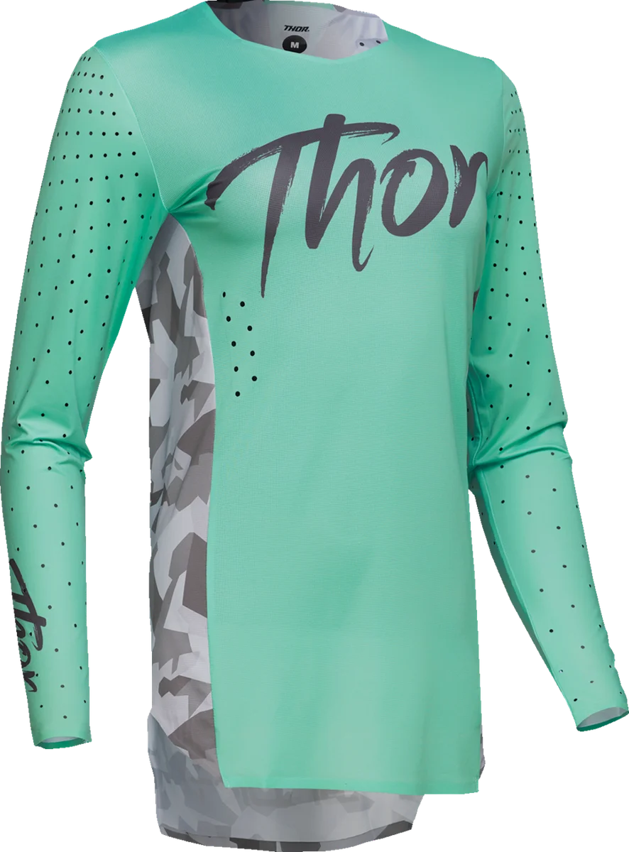 Thor Women's SPORTMODE Shadow Jersey - Teal - XL - Side View