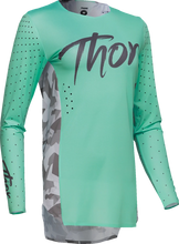 Load image into Gallery viewer, Thor Women's SPORTMODE Shadow Jersey - Teal - XL - Side View
